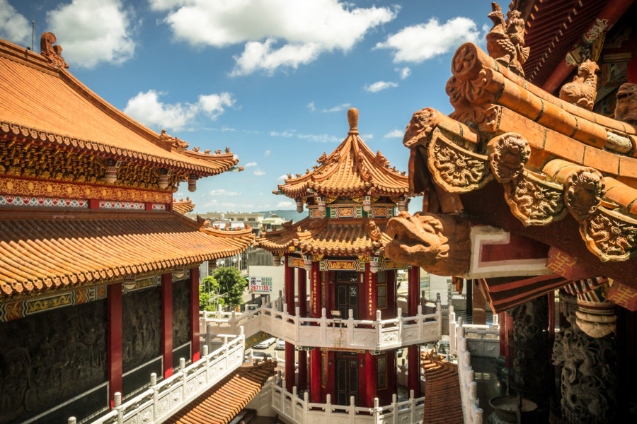 Near the top of Shanxi temple, Guanmiao